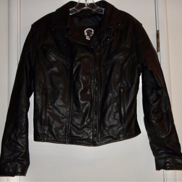 Just Leathers San Jose Biker Moto Jacket - Picture 5 of 6